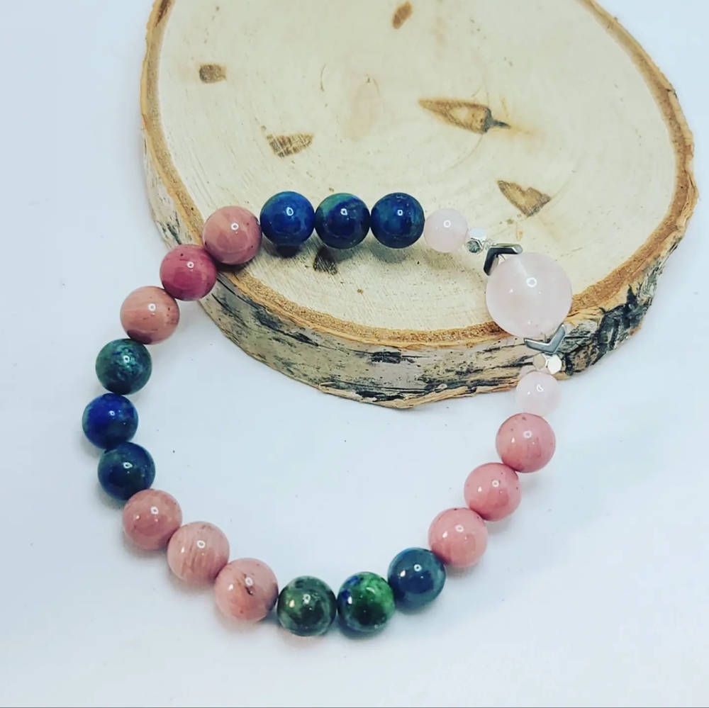 Rhodonite Bracelet 8 mm